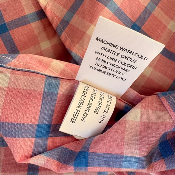 Johnnie-O Oscar Hangin Out button down shirt pink Large - Picture 10 of 11